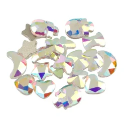 Mixed Shapes Glass Flatback Rhinestones by Bead Landing™