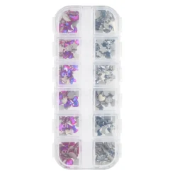 Mixed Shapes Glass Flatback Rhinestones by Bead Landing™