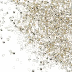 Miyuki Delica Glass Round Seed Beads, 11/0