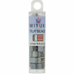 Miyuki® Tila® 5mm 2-Hole Square Glass Seed Beads