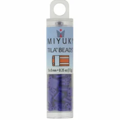 Miyuki® Tila® 5mm 2-Hole Square Glass Seed Beads