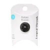 15mm Black Glitter Round Buttons, 10ct. by Loops & Threads®