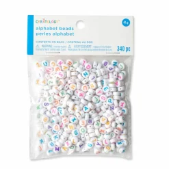 7mm Colorful Alphabet Round Beads by Creatology™