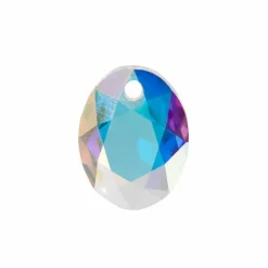16mm Crystal AB Elliptical Austrian Crystal Pendant by Bead Landing™