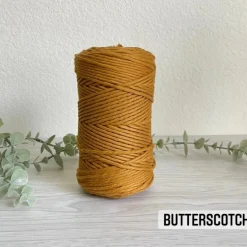 5mm Egyptian Giza Cotton Macrame Cord | Single Strand Macrame Cord