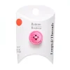 15mm Fuchsia Ombre Rimmed Round Buttons, 10ct. by Loops & Threads®