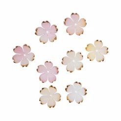 18mm Gold Tipped Acrylic Flower Beads, 140ct. by Bead Landing™