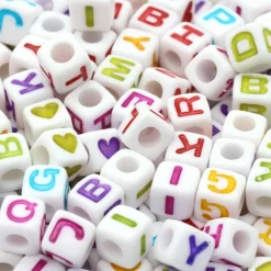6.5mm Multicolor Alphabet Beads by Creatologyâ„¢