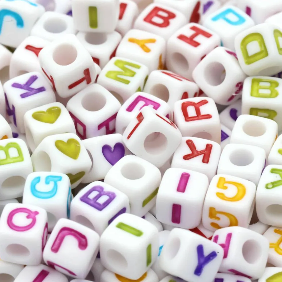 6.5mm Multicolor Alphabet Beads by Creatology™