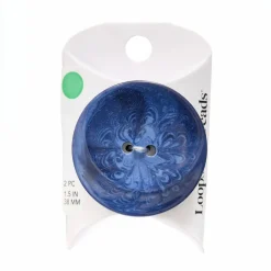38mm Navy Blue Round Coat Buttons, 2ct. by Loops & Threads®