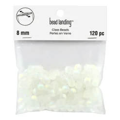 8mm Round Glass Craft Beads, 120ct. by Bead Landing™