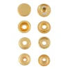 11mm Satin Gold No Sew Snaps by Loops & Threads®