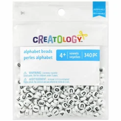 7mm Vowel Alphabet Beads, 340ct. by Creatologyâ„¢