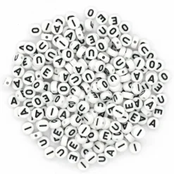 7mm Vowel Alphabet Beads, 340ct. by Creatology™