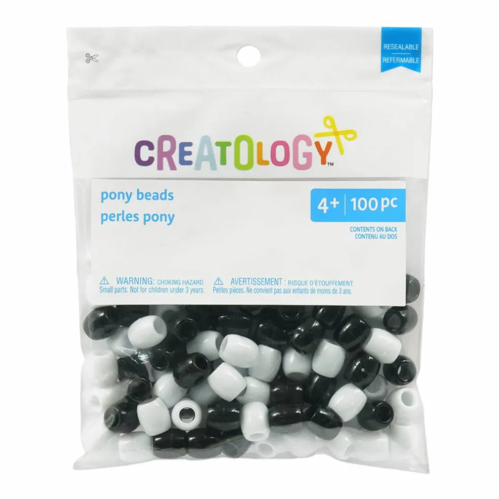 10mm x 12mm Pony Beads, 100ct. by Creatology™