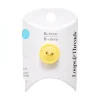 15mm Yellow Round Rimmed Buttons, 6ct. by Loops & Threads®