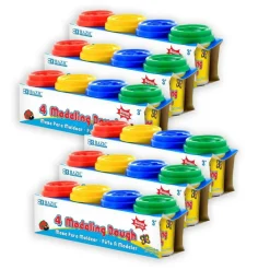 Modeling Dough, 2 oz. Multi Color, 4 Per Pack, 6 Packs