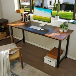 Modern Computer Desk Large 63 Inch Writing Workstation