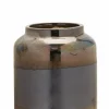 7.5" Modern Iridescent Two Tone Vase