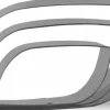 Modern Plaque Cookie Cutter Set - 5”,4”,3” - 3 Piece - Stainless Steel