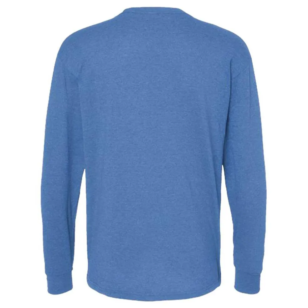 M&O Men's Gold Soft Touch Long Sleeve T-Shirt, Blank Tee for Vinyl Printing & DIY Projects