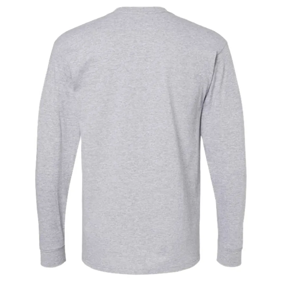 M&O Men's Gold Soft Touch Long Sleeve T-Shirt, Blank Tee for Vinyl Printing & DIY Projects