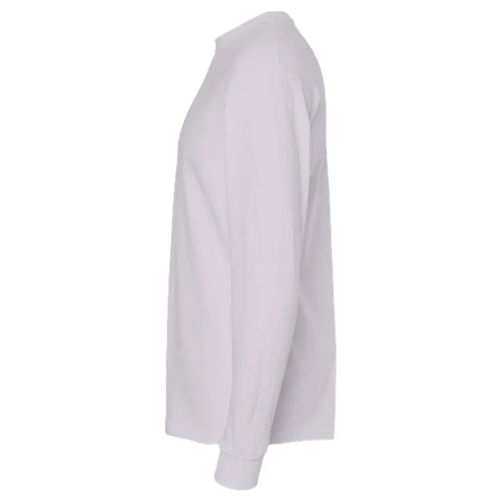 M&O Men's Gold Soft Touch Long Sleeve T-Shirt, Blank Tee for Vinyl Printing & DIY Projects