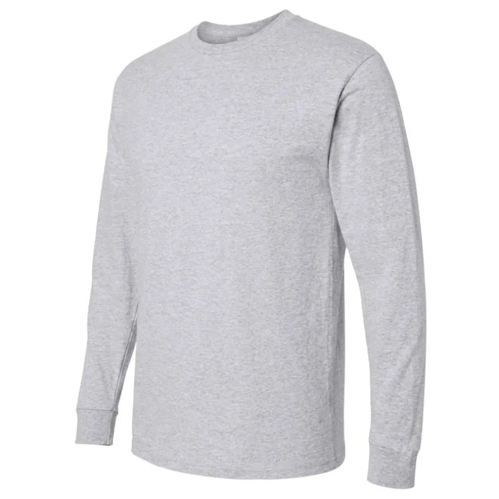 M&O Men's Gold Soft Touch Long Sleeve T-Shirt, Blank Tee for Vinyl Printing & DIY Projects