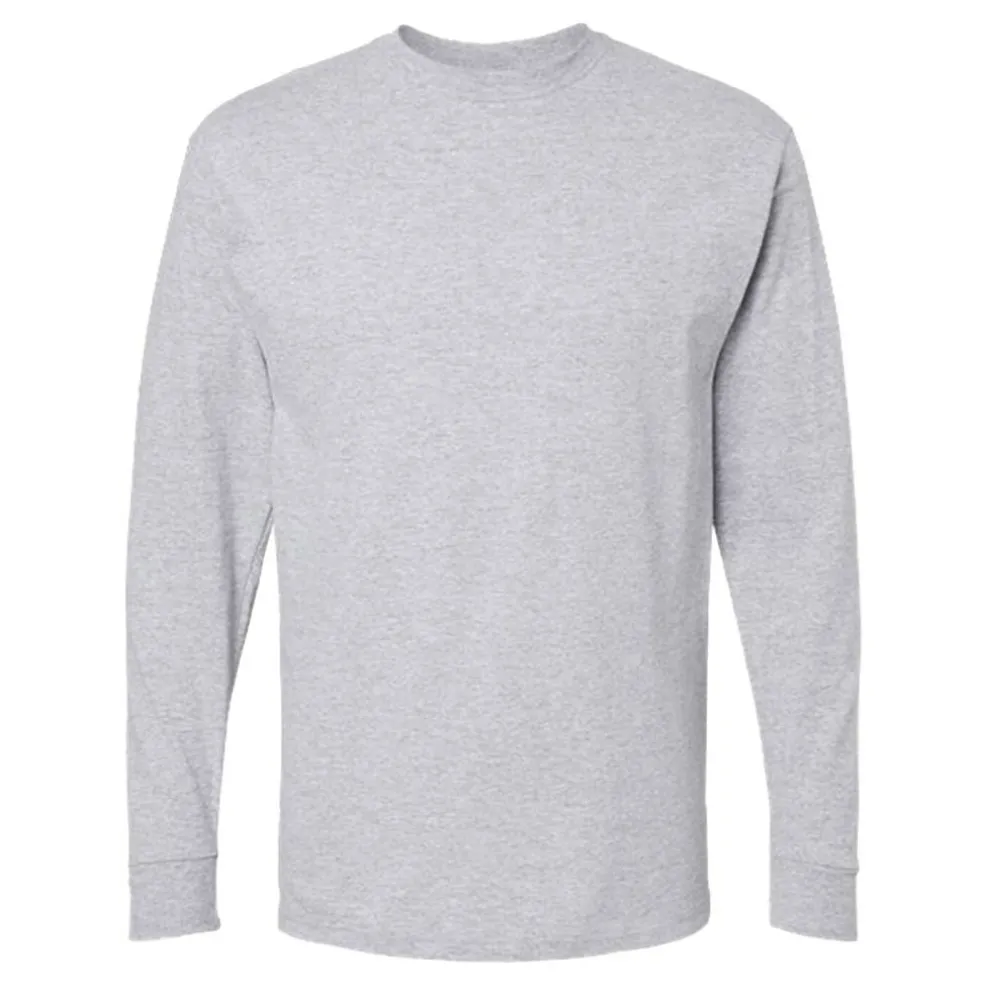 M&O Men's Gold Soft Touch Long Sleeve T-Shirt, Blank Tee for Vinyl Printing & DIY Projects