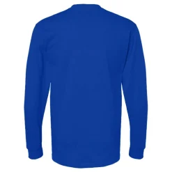 M&O Men's Gold Soft Touch Long Sleeve T-Shirt, Blank Tee for Vinyl Printing & DIY Projects