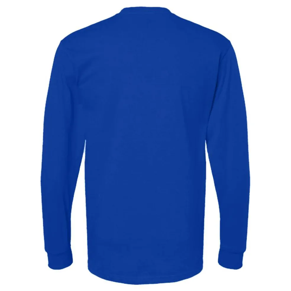 M&O Men's Gold Soft Touch Long Sleeve T-Shirt, Blank Tee for Vinyl Printing & DIY Projects