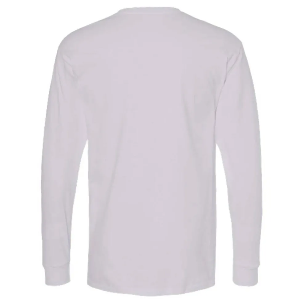 M&O Men's Gold Soft Touch Long Sleeve T-Shirt, Blank Tee for Vinyl Printing & DIY Projects