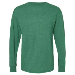 M&O Men's Gold Soft Touch Long Sleeve T-Shirt, Blank Tee for Vinyl Printing & DIY Projects