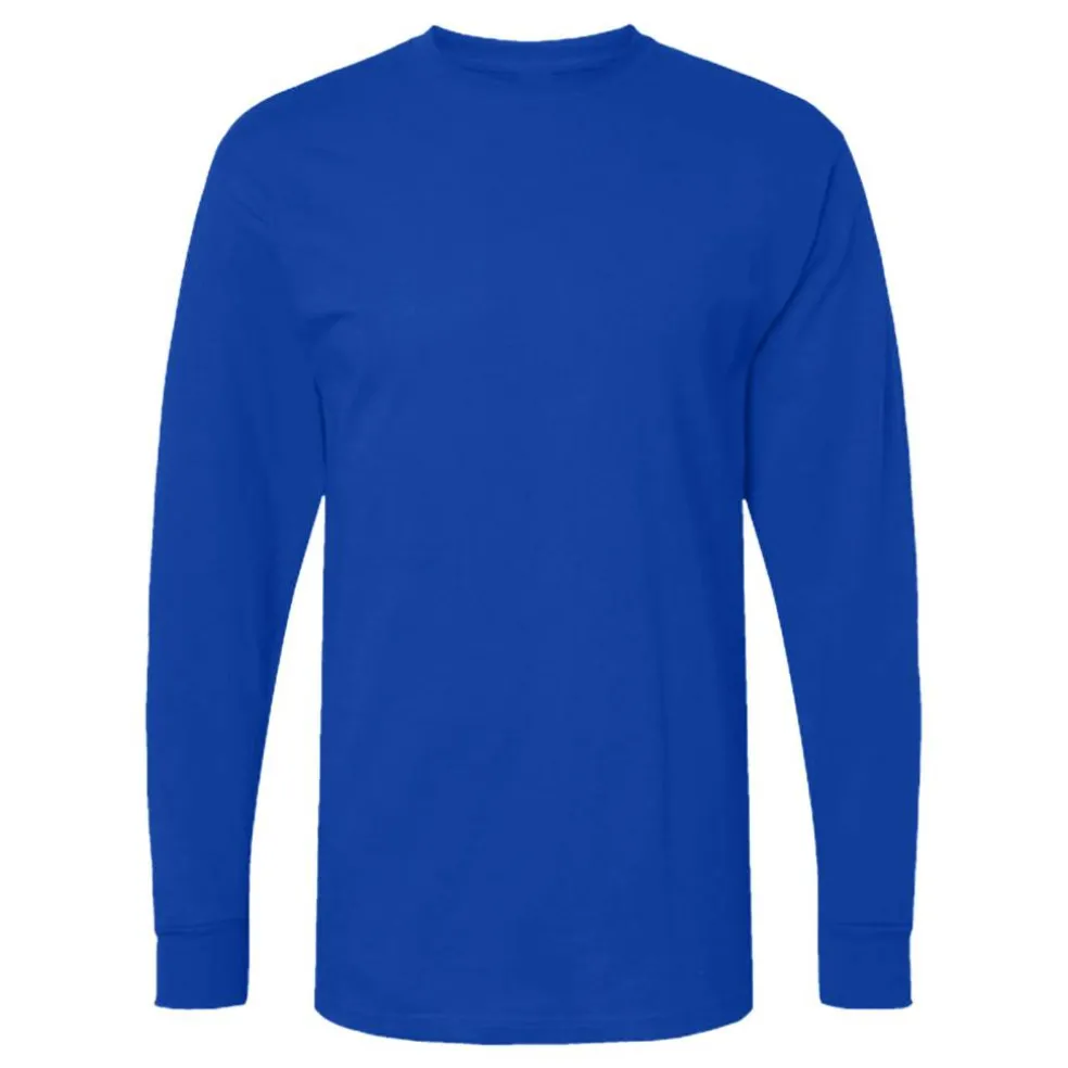 M&O Men's Gold Soft Touch Long Sleeve T-Shirt, Blank Tee for Vinyl Printing & DIY Projects