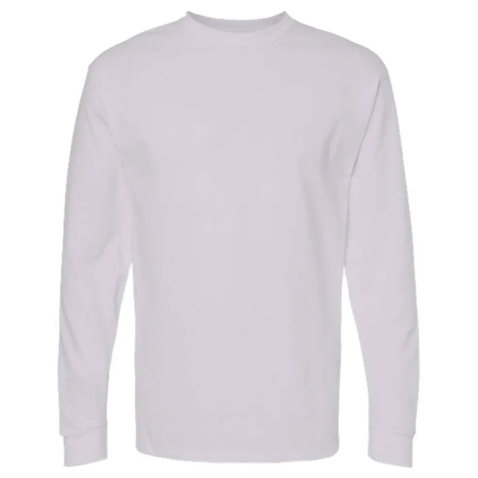 M&O Men's Gold Soft Touch Long Sleeve T-Shirt, Blank Tee for Vinyl Printing & DIY Projects