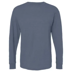 M&O Men's Gold Soft Touch Long Sleeve T-Shirt, Blank Tee for Vinyl Printing & DIY Projects