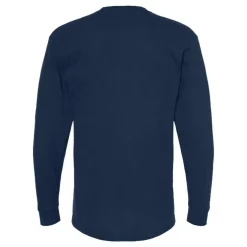 M&O Men's Gold Soft Touch Long Sleeve T-Shirt, Blank Tee for Vinyl Printing & DIY Projects