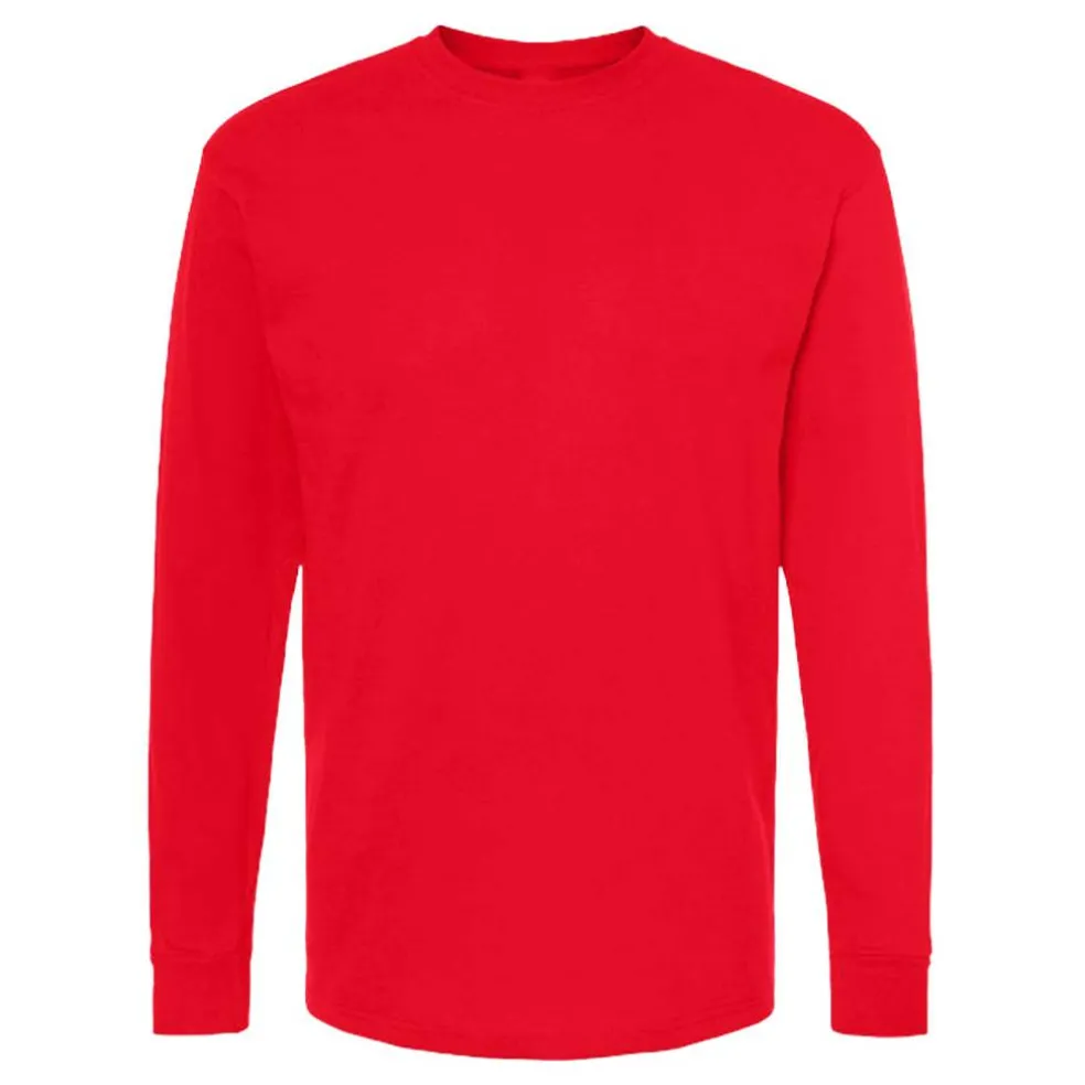 M&O Men's Gold Soft Touch Long Sleeve T-Shirt, Blank Tee for Vinyl Printing & DIY Projects