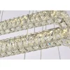 Monroe 42 inch LED triple rectangle pendant in chrome