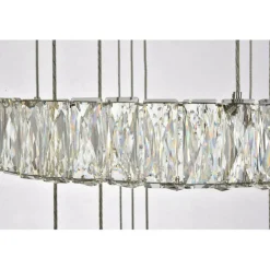 Monroe Integrated LED chip light Chrome Chandelier Clear Royal Cut Crystal