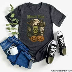 Monster Mash Classic T-Shirt, Halloween Monsters Tee for The Spooky Season