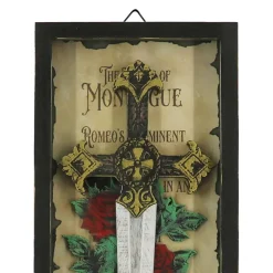 Montague Sword & Roses Shadowbox Wall Décor by Ashland®