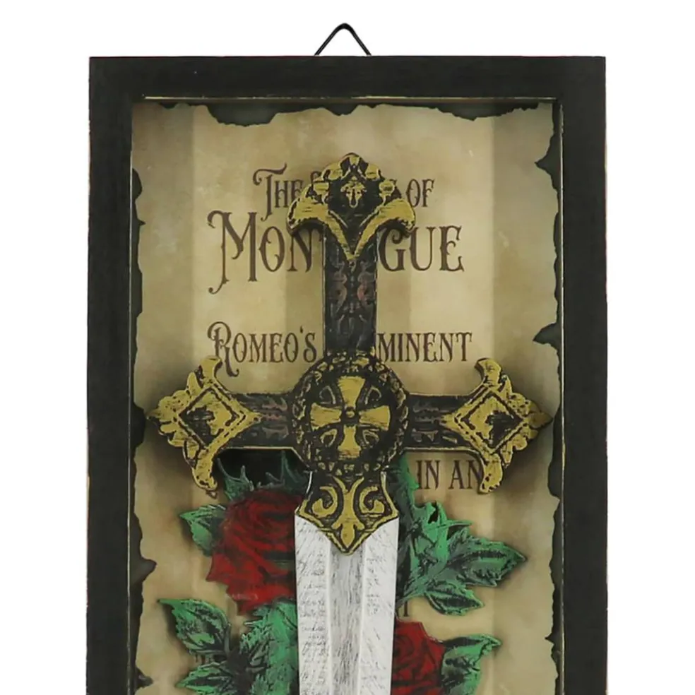 Montague Sword & Roses Shadowbox Wall Décor by Ashland®
