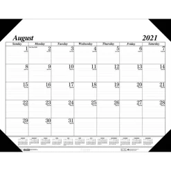 Monthly Academic Calendar Economy Desk Pad, 17 Months (Aug-Dec), 22" x 17"
