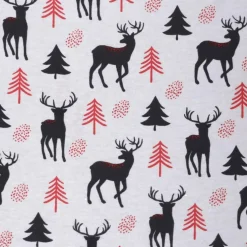 Mook Fabrics Deer/Tree Flannel Fabric [43 in. Wide] - By The Yard