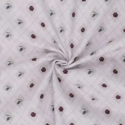 Mook Fabrics Little Red Fox Paw Flannel Fabric [43 in. Wide] - By The Yard