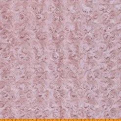 Mook Fabrics Plush Rose Minky Fleece Fabric [60in. Wide] - By The Yard