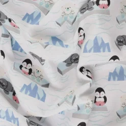 Mook Fabrics Polar Buddies Flannel Fabric [44 in. Wide] - By The Yard