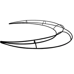 15.75" Moon Wreath Form by Ashland®