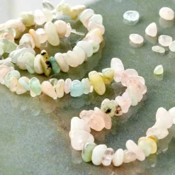 Morganite Chip Beads by Bead Landing®